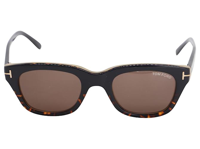 Tom Ford Snowdon Sonnenbrille in braunem Acetat Zellulosefaser  ref.869612