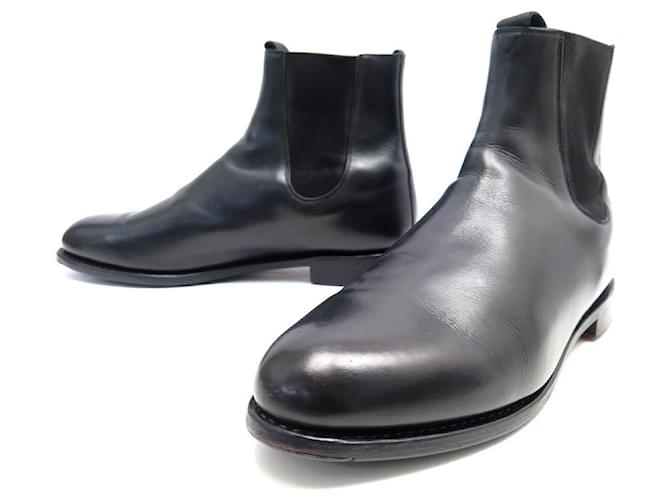 PARABOOT BOOTS 73503 45 BLACK LEATHER CHELSEA LEATHER BOOTS  ref.870004