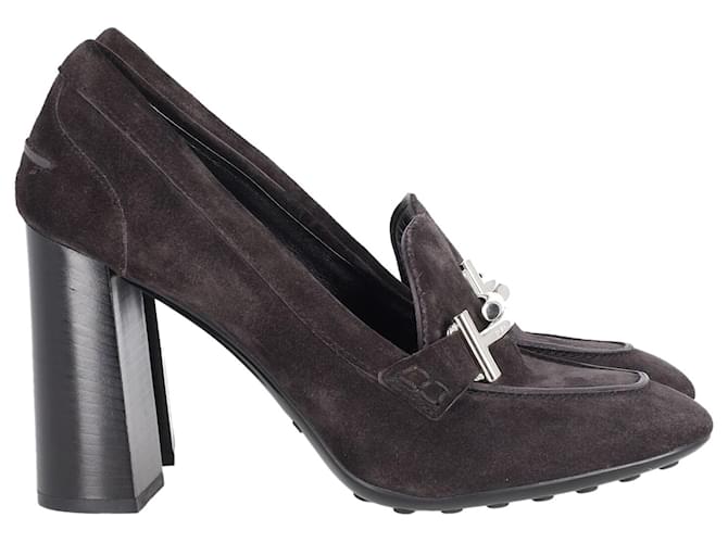 【関税＆送料込み】Tod'S Scarpe Con Tacco Nero Tod's Scarpa donna Mod. Asp. Decolletè Nero