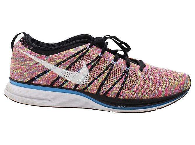 Scarpe da ginnastica Nike Flyknit Trainer in spandex multicolore Stampa python