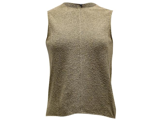Theory Sleeveless Terry Top in Beige Cotton Polyester  ref.870146