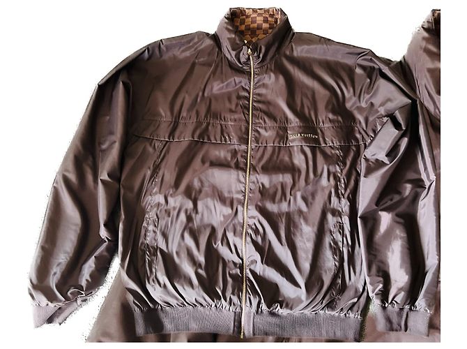 Montsouris Louis Vuitton Reversible Brown and Checkerboard Dark brown