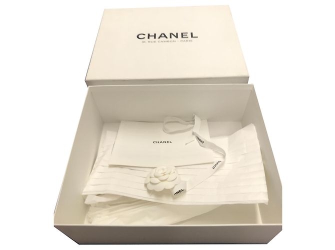 Chanel box for handbag White