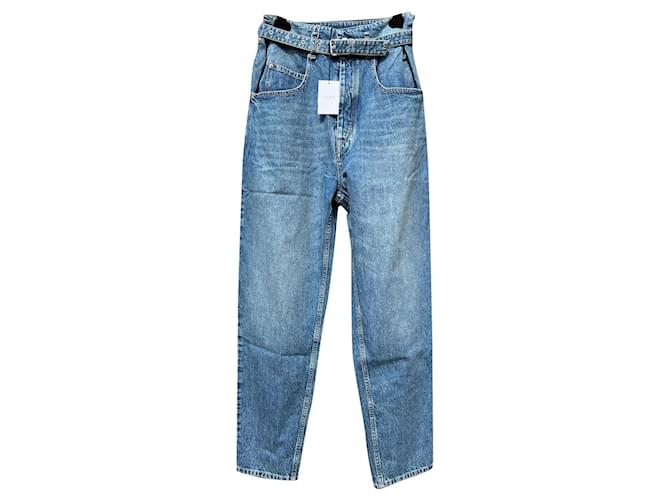 Isabel Marant Jeans Azul Algodão  ref.870239