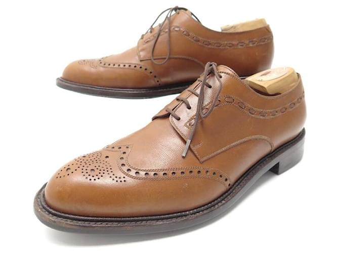 CHAUSSURES JM WESTON 331 DERBY COUNTRY GENTS 8E 42 LARGE 42.5 CUIR SHOES Caramel  ref.870481