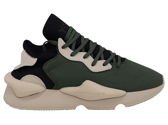 Autre Marque Adidas Y-3 Kaiwa in Shadow Green Neoprene US 9 Olive green Synthetic  ref.870513