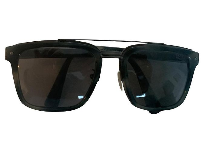 Par de gafas de carey lanvin Negro