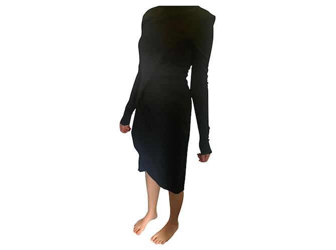 Givenchy Dress Black Cloth  ref.870681