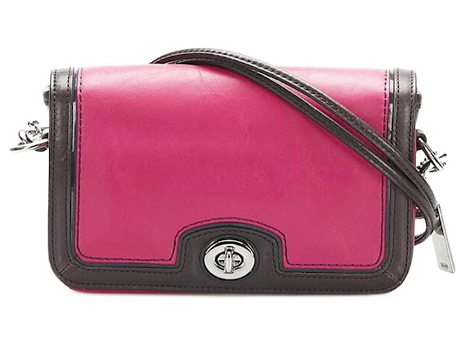 Coach Legacy Pink Leather  ref.870833