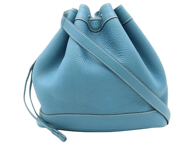 Hermès Market Light blue Leather  ref.870882