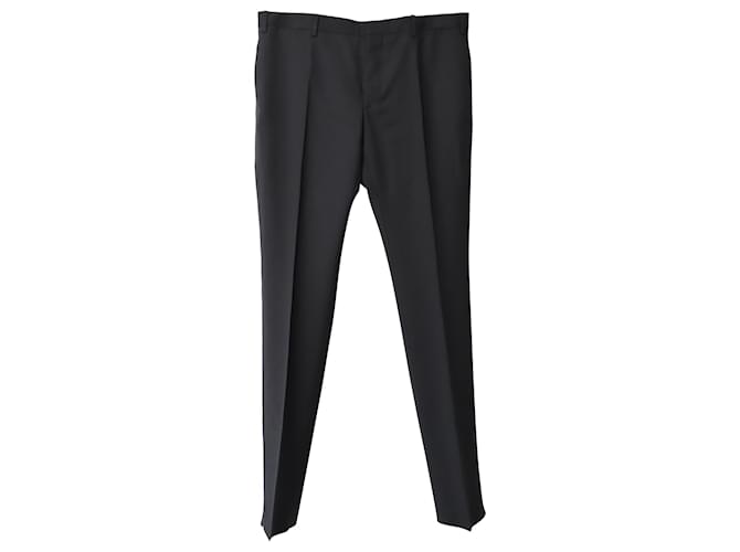 VALENTINO Mens Black Wool Dress Pants Size 38 Business Trousers Made in  Italy | eBay
