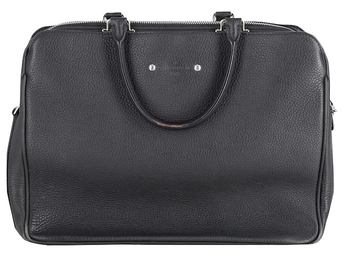 Louis Vuitton Armand Briefcase in Black Taurillon Leather  ref.871070
