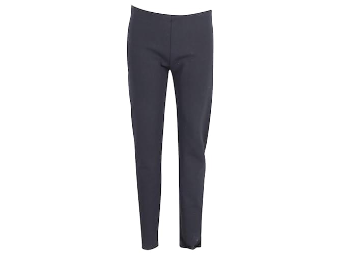 The Row Straight Leg Pants in Black Cotton  ref.871106