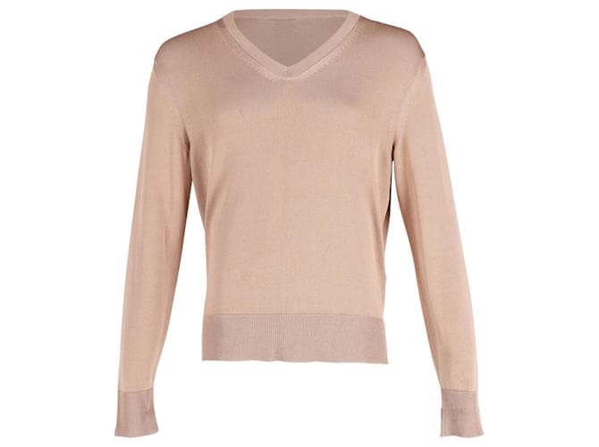 Tom Ford Ribbed Long Sleeve V-Neck Sweater