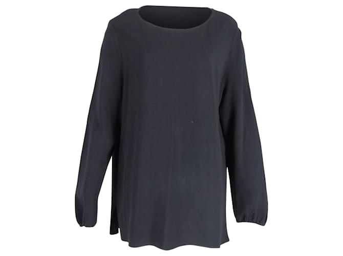 The Row Longsleeve Blouse in Black Polyester  ref.871209