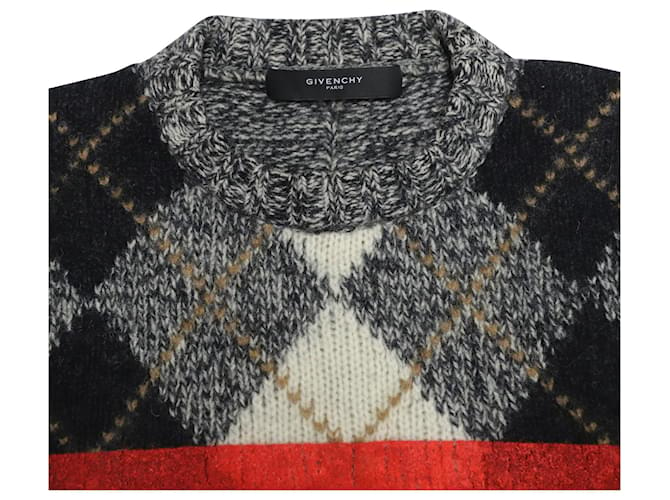 Suéter de punto a rayas en lana multicolor de Givenchy  ref.871268