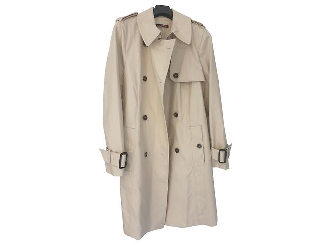 Gabardina Comptoir Des Cotonniers Beige de Algodón