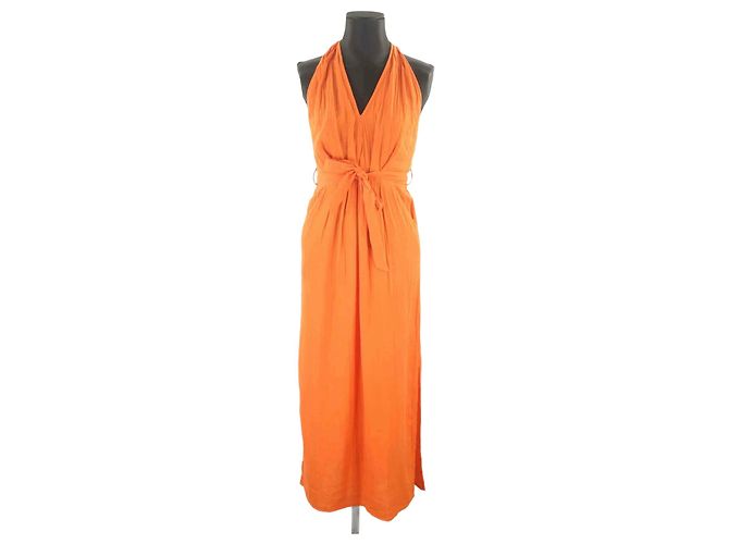 Vestido Petite Mendigote 34 Naranja