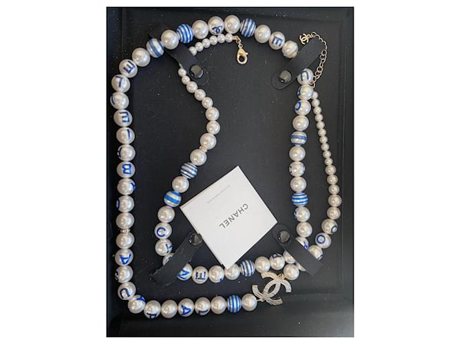 White Collar Welcome - Blue Pearl Necklace - Paparazzi Accessories –  Bejeweled Accessories By Kristie
