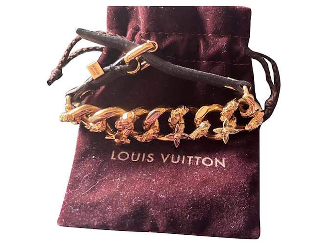 Pre-owned Louis Vuitton Nanogram Bracelet In Pink