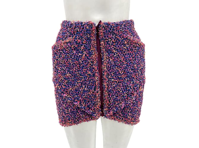 CHANEL  Skirts T.fr 34 tweed Pink  ref.872113