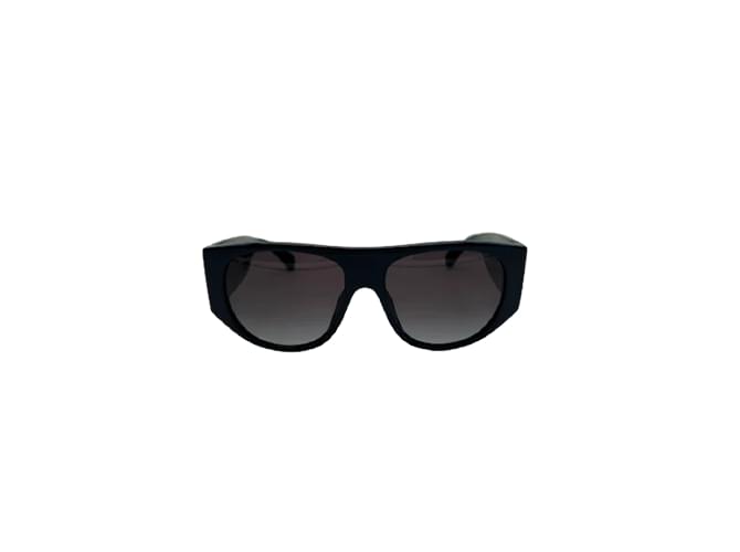 Óculos de sol CHANEL T.  plástico Azul marinho  ref.872125