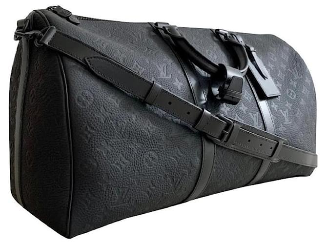 Louis Vuitton keepall bullcalf 50 neuf Black Leather  ref.872212