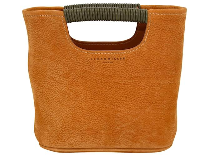 Simon Miller Mini Birch Tote in Tan Brown Nubuck Beige Suede ref.872521 -  Joli Closet