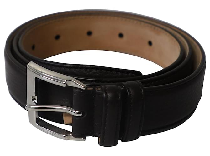 gucci 95/38 Square Buckle Belt in Brown Leather  ref.872597