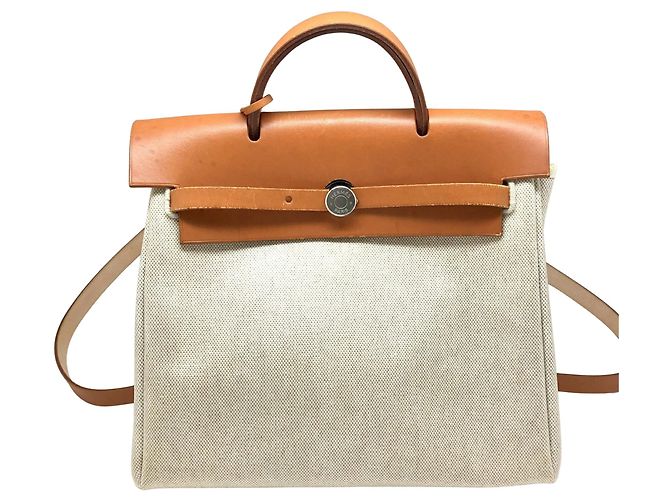 Hermès Hermes herbag Bege