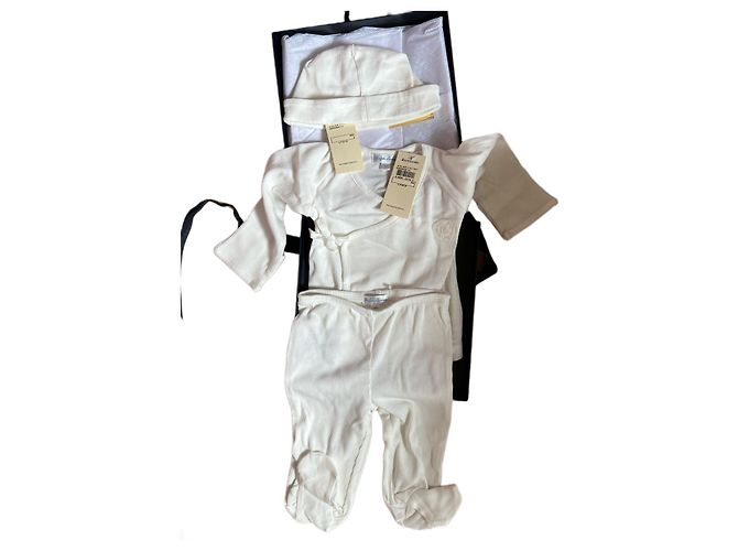 Ralph Lauren 3-piece Baby Set New in Box Cream