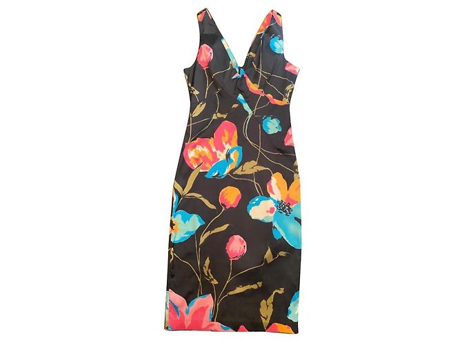 Blumenkleid von Dolce & Gabbana Schwarz
