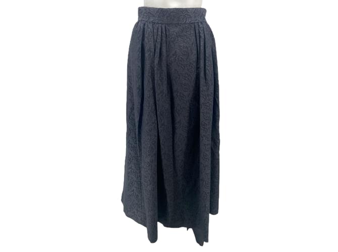DIOR  Skirts T.fr 38 silk Black  ref.873106