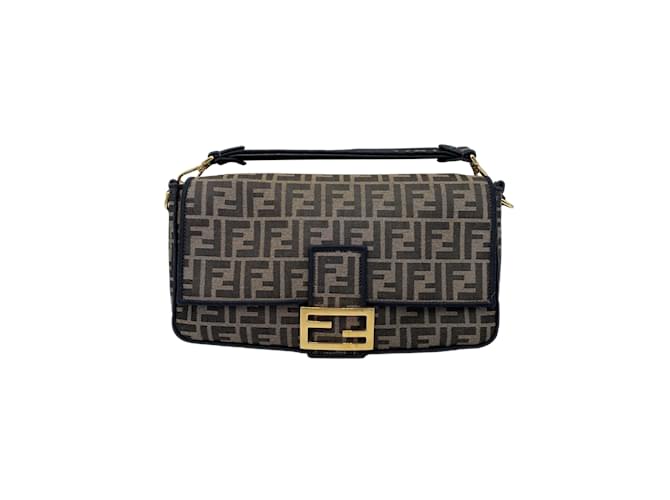 Baguette FENDI  Handbags T.  cloth Brown  ref.873113