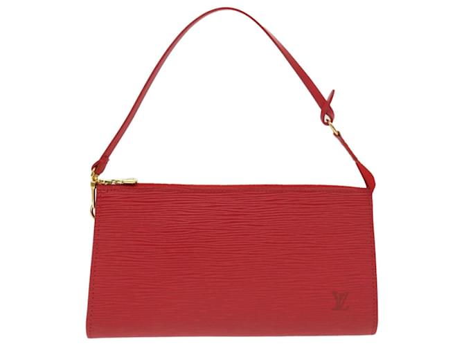 Louis Vuitton Pochette Accessoires Red Leather  ref.873134