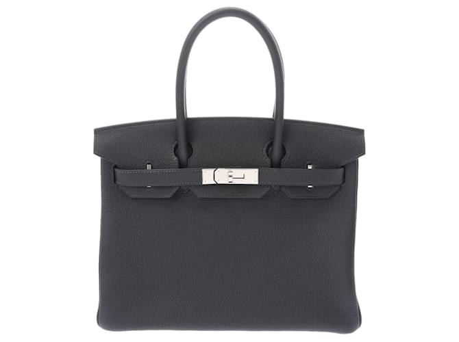 Hermès Birkin 30 Black Leather  ref.873203