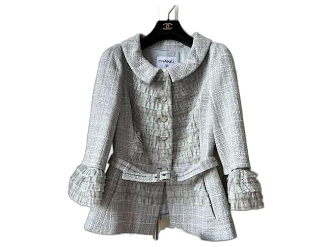 13K$ Jewel Buttons Lesage Tweed Jacket
