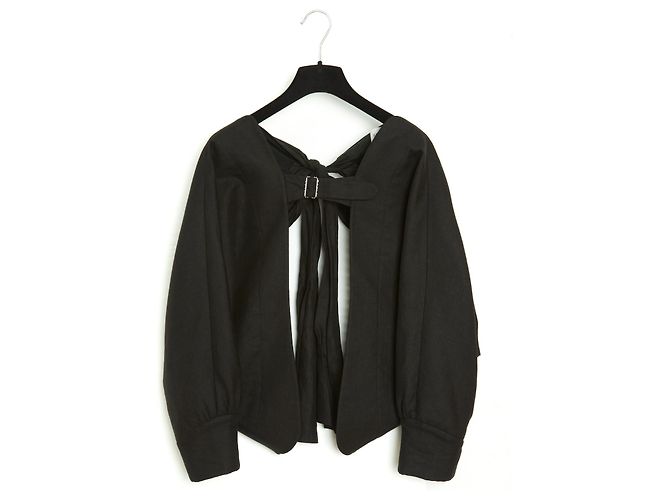 Yves Saint Laurent GIACCA A FARFALLA NERA PILATI Nero