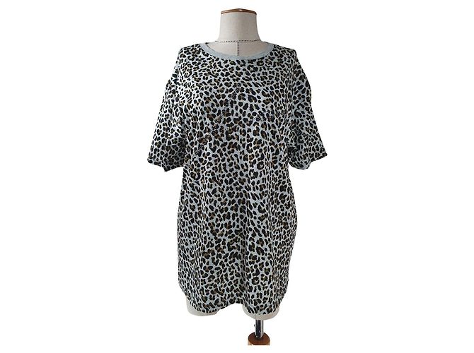 Top Giambattista Valli X H&M con Estampado de Leopardo de Algodón Multicolor