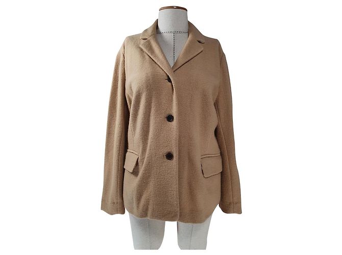 Bogner Wool Blazer Camel Brown