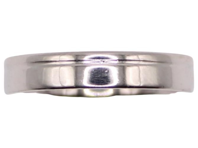 Autre Marque Ehering aus Platin Silber Hardware