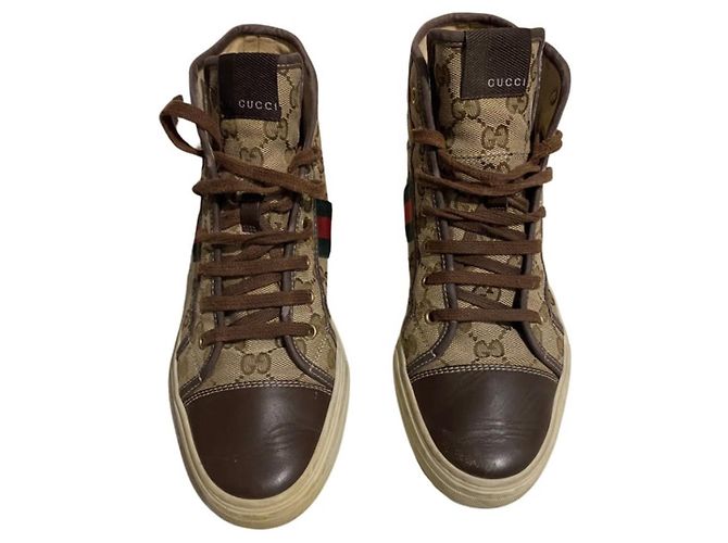 Sneakers Gucci in cotone multicolore 38.5