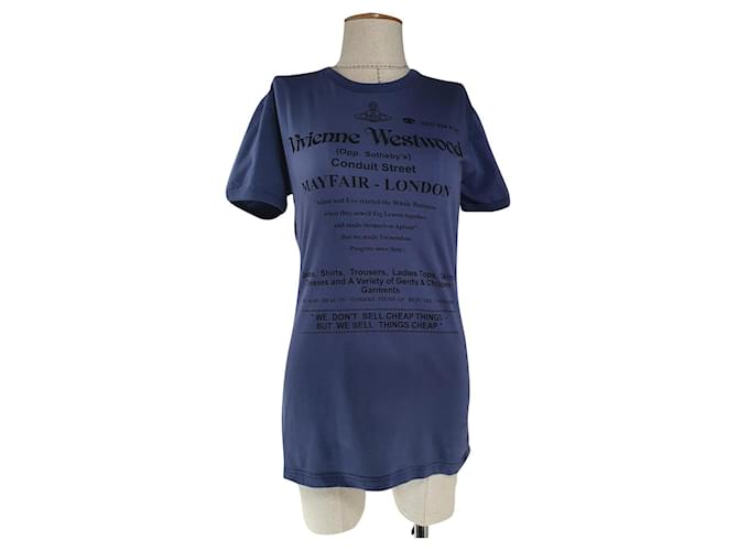 Vivienne Westwood Anglomania Tops Purple Cotton  ref.873682