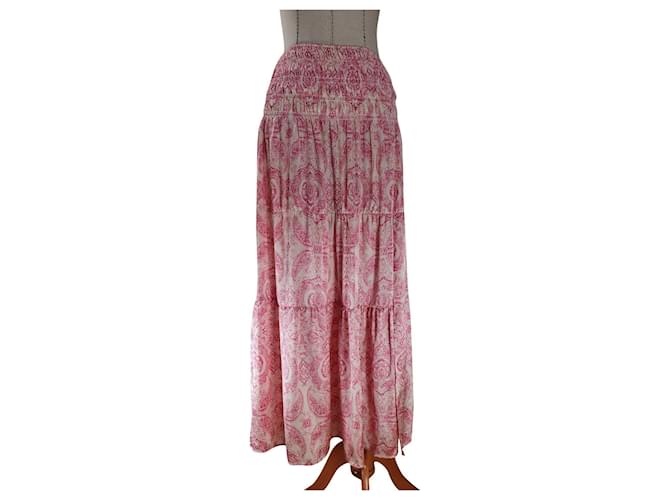Maje Skirts Pink Polyester  ref.873689