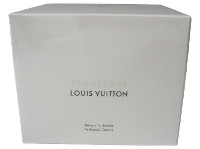 LOUIS VUITTON Bougie de Luxe parfumée neuve sous blister Verre Blanc  ref.873701