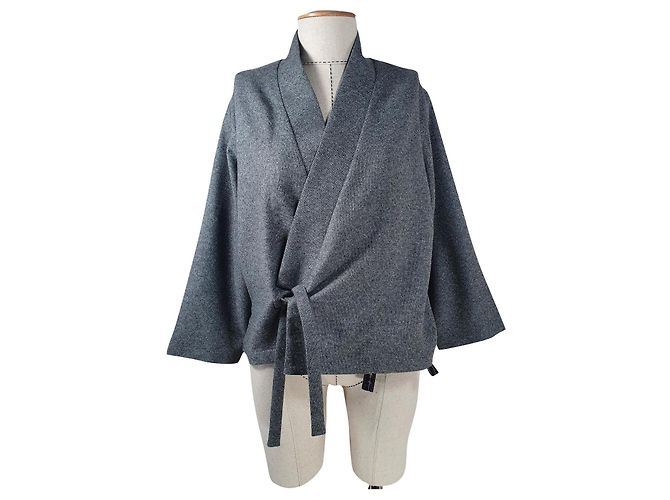 Kenzo Kimono Blazer Grau