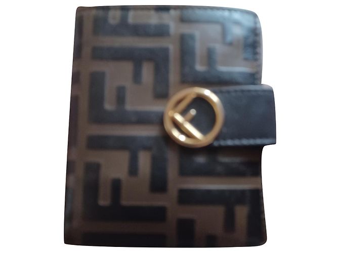 Fendi Bifold Wallet Leather Multicolor Multiple colors