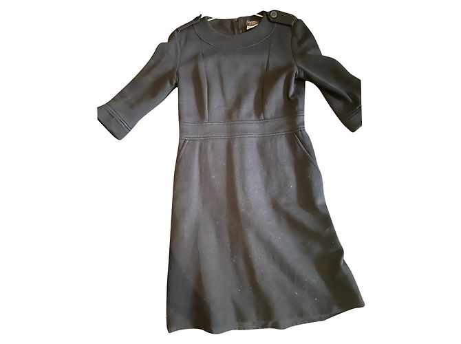 uniforme chanel vestidos Negro