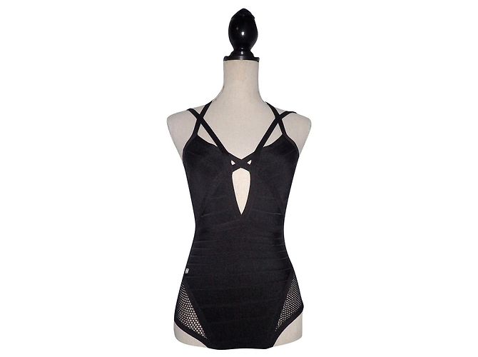 Costume da bagno Bandage Herve Leger Nero