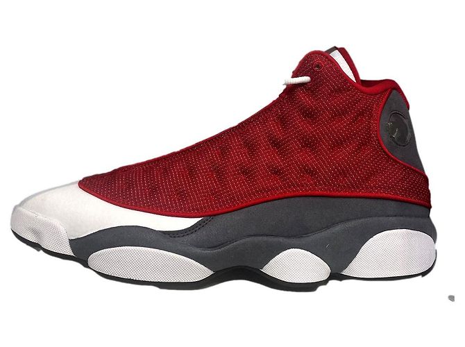 Autre Marque Air Jordan 13 Retro Sneaker Rot Baumwolle